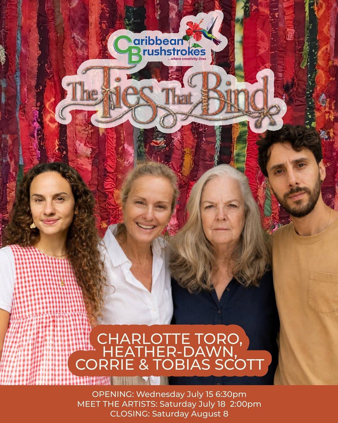 The Ties That Bind – Art Exhibition by the Scott Family at Caribbean Brushstrokes