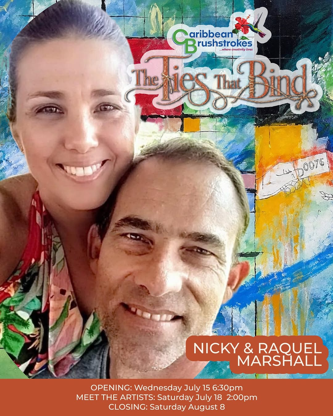 "The Ties That Bind" Art Exhibition – Nicky & Raquel Marshall at Caribbean Brushstrokes