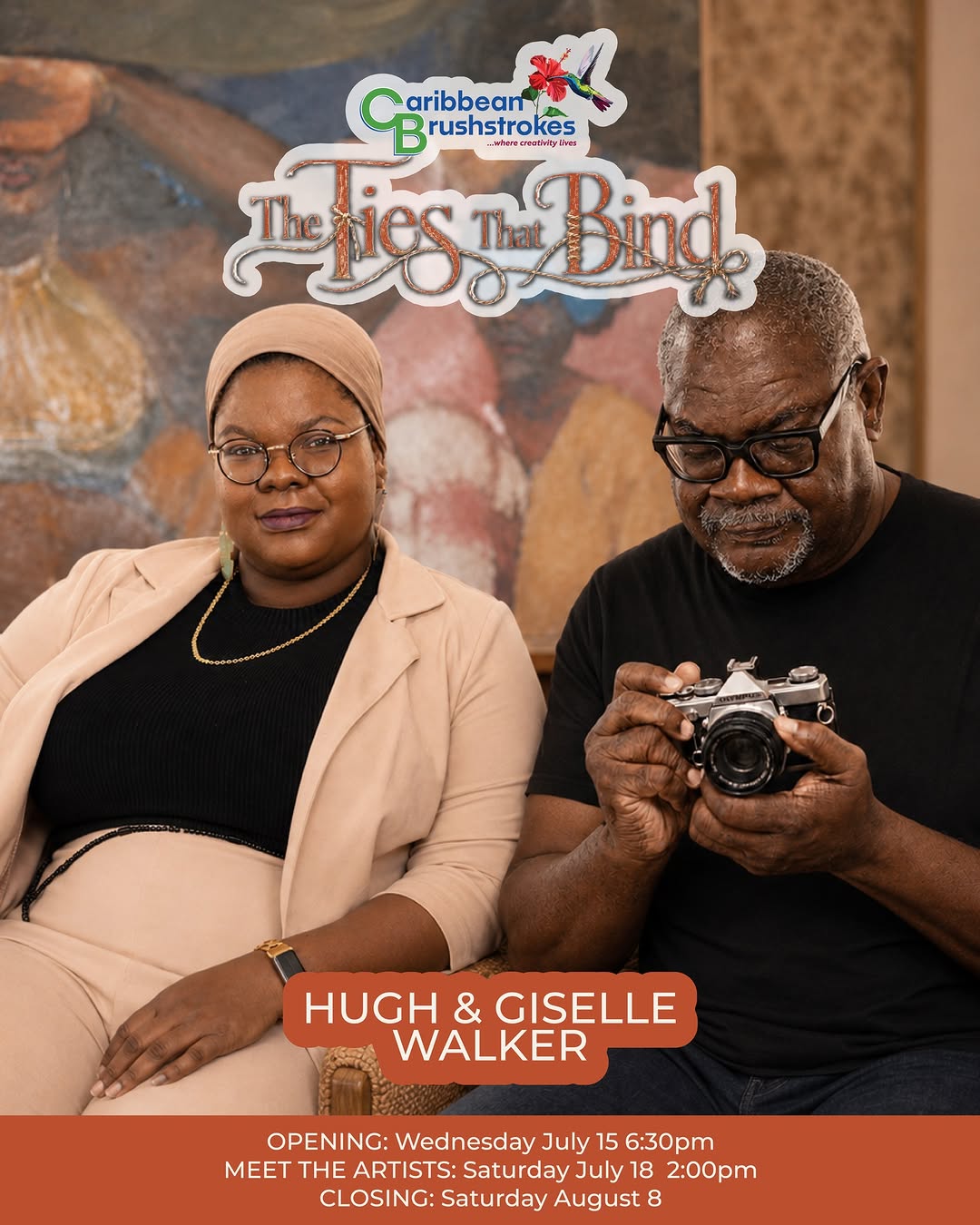 The Ties That Bind – Art Exhibition by Hugh & Giselle Walker at Caribbean Brushstrokes