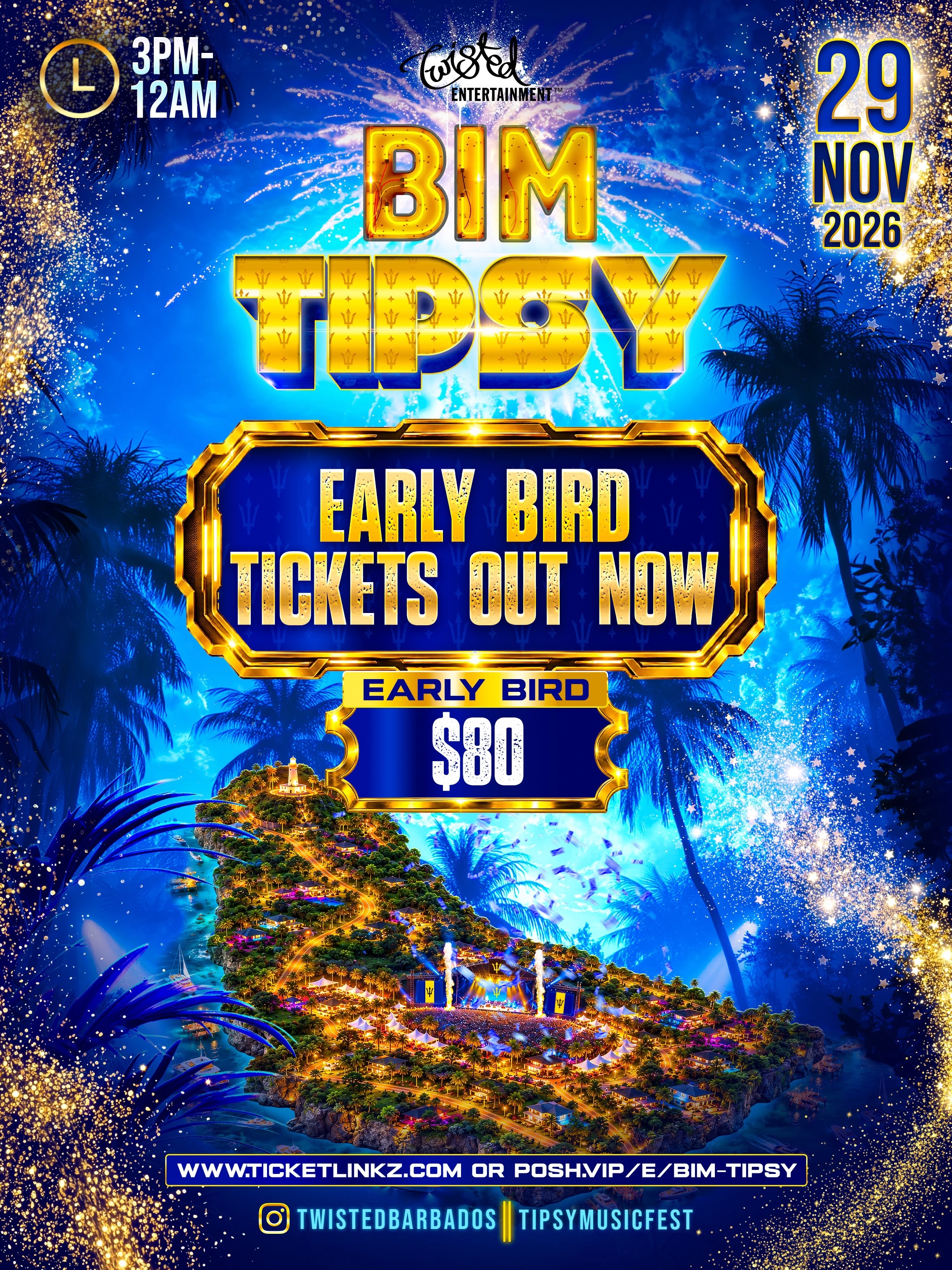 Bim Tipsy 2026 – Early Bird Tickets $80 BBD