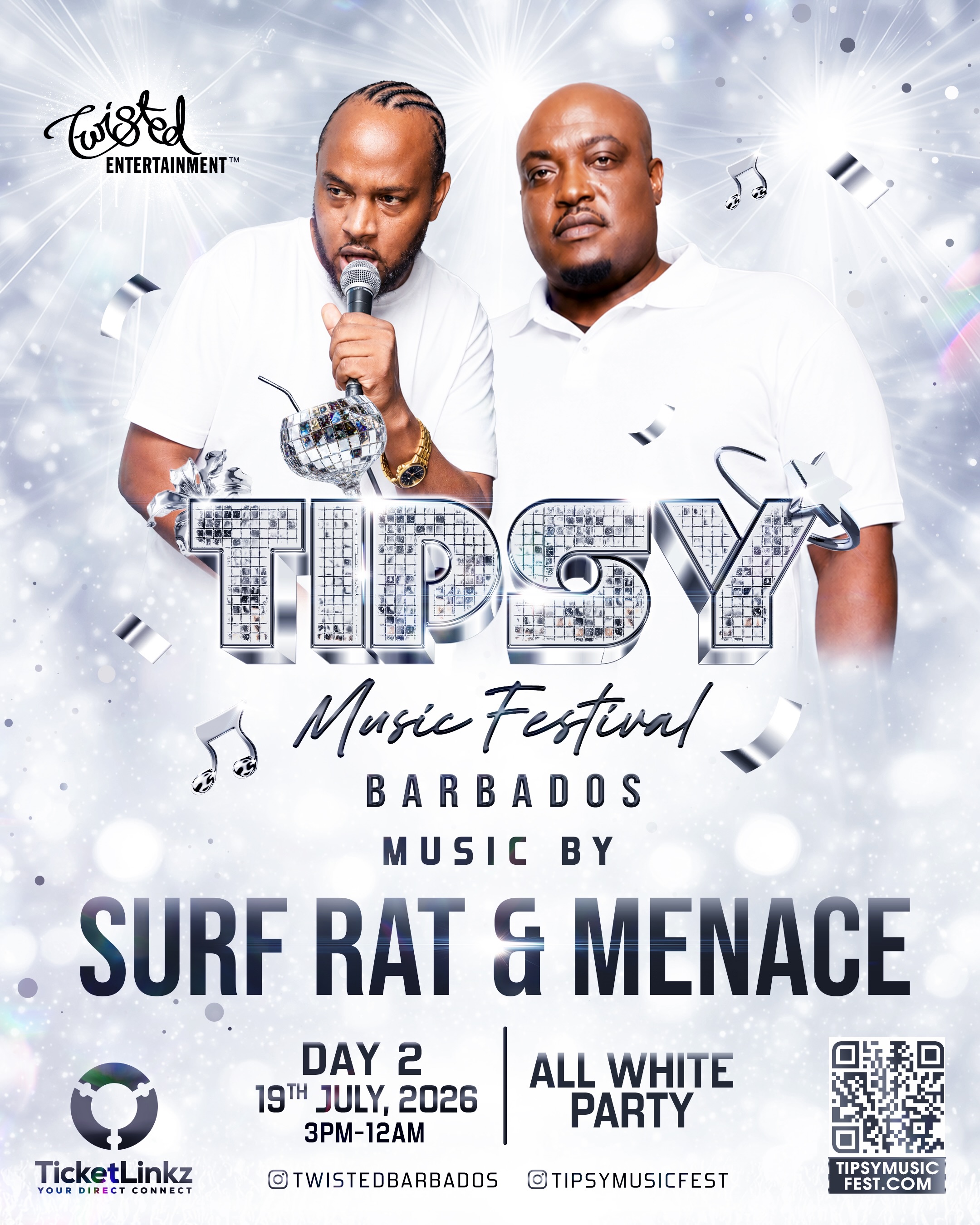 Tipsy Music Festival 2026 – Day 2 All White Party at Botanic Gardens