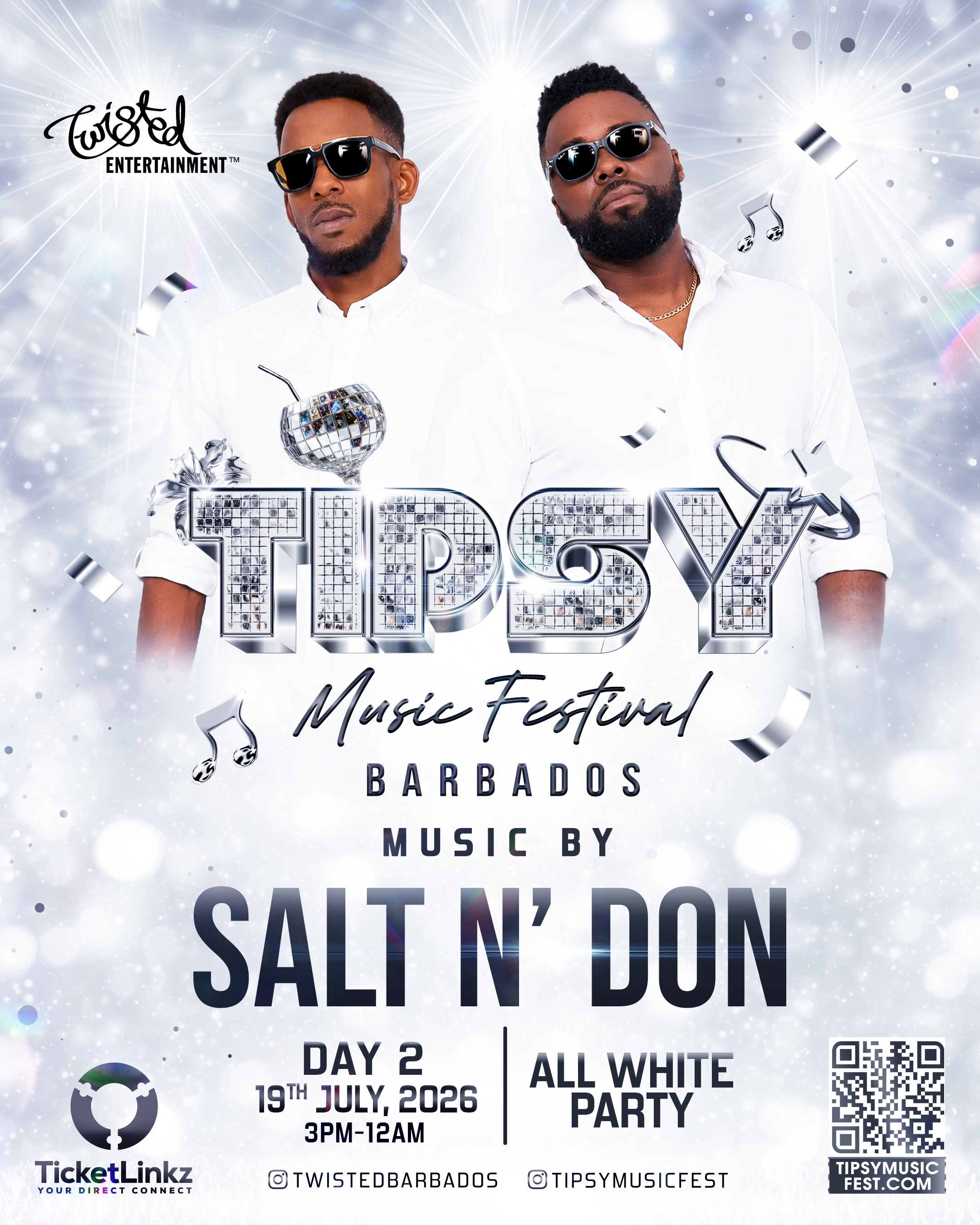 Tipsy Music Festival 2026 – Day 2 All White Party at Botanic Gardens