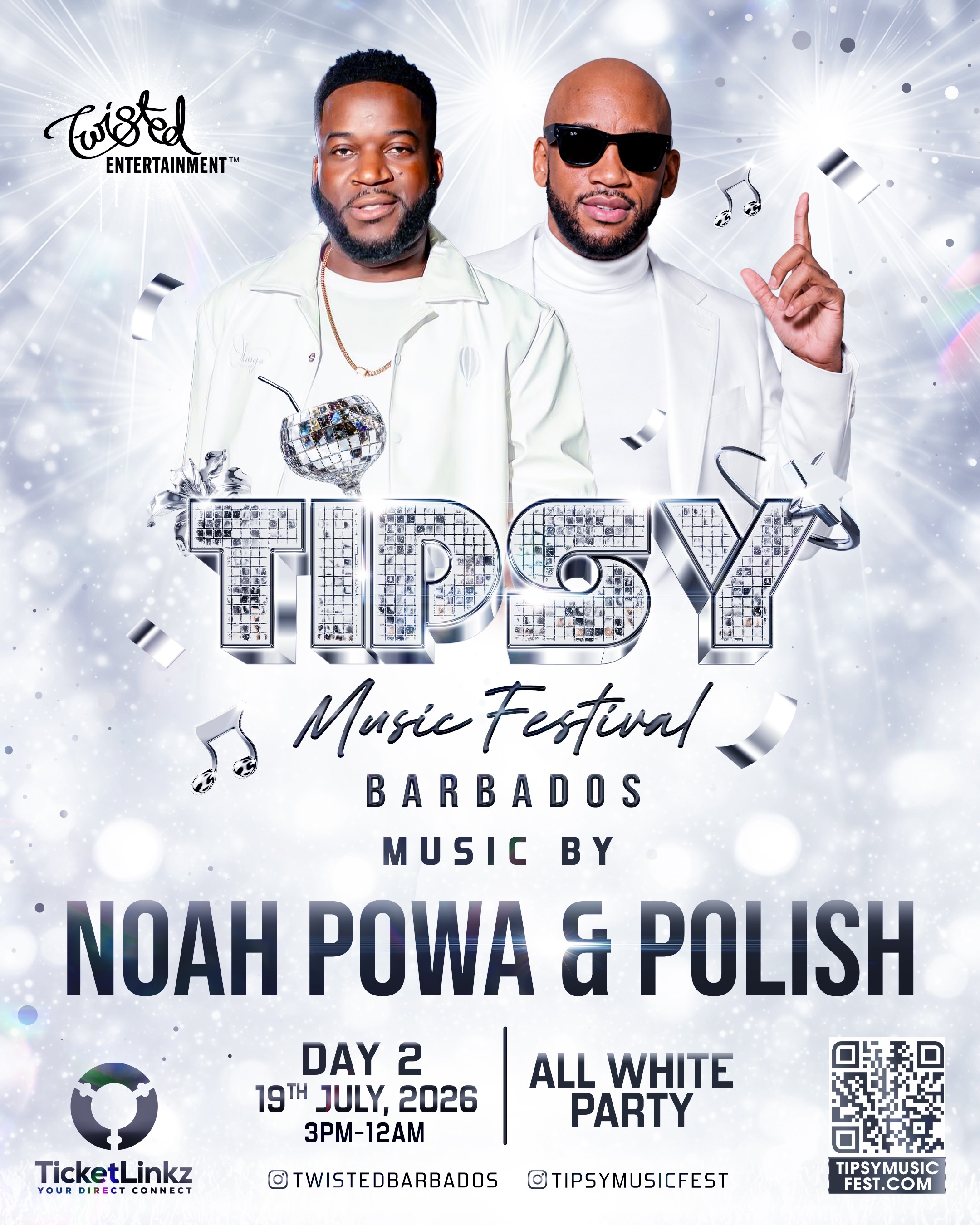 Tipsy Music Festival 2026 – Day 2 All White Party at Botanic Gardens