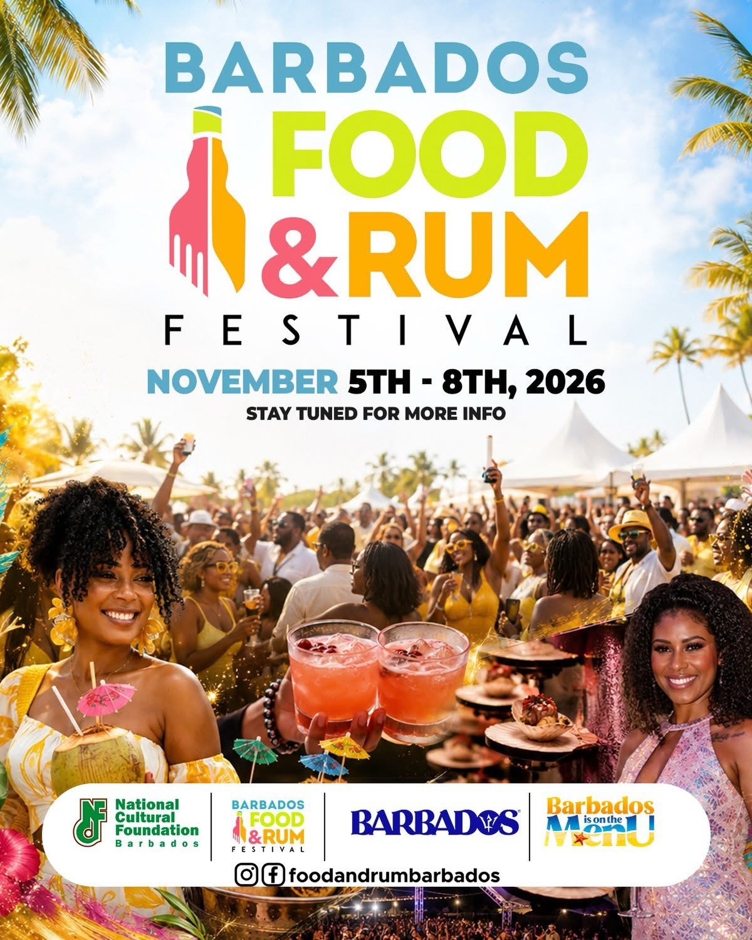 Barbados Food & Rum Festival 2026 – November 5–8