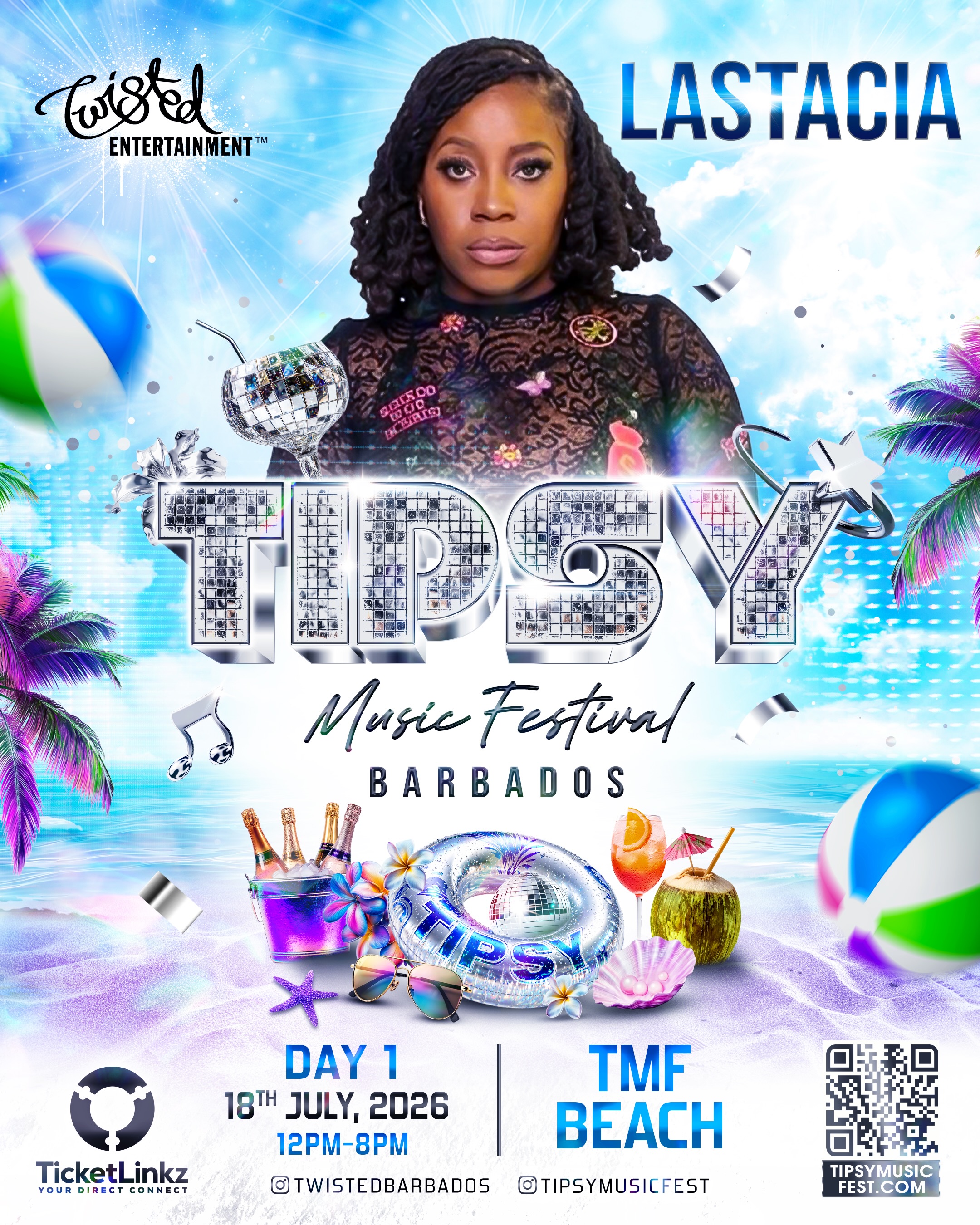 Tipsy Music Festival – Day 1: TMF Beach at Copacabana (July 18, 2026)