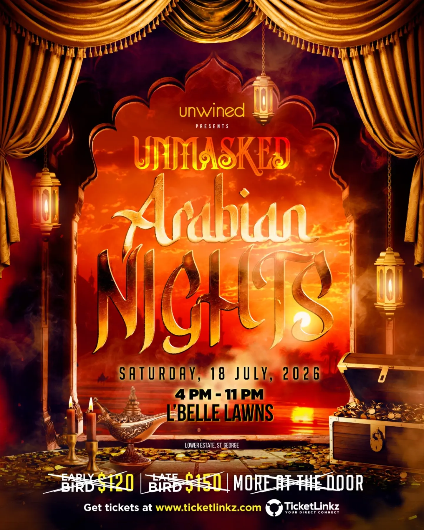 UnMasked: Arabian Nights – SOLD OUT Event at L'Belle Lawns