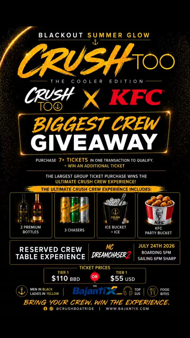 Crush Too – Blackout Summer Glow Boat Ride | Biggest Crew Giveaway