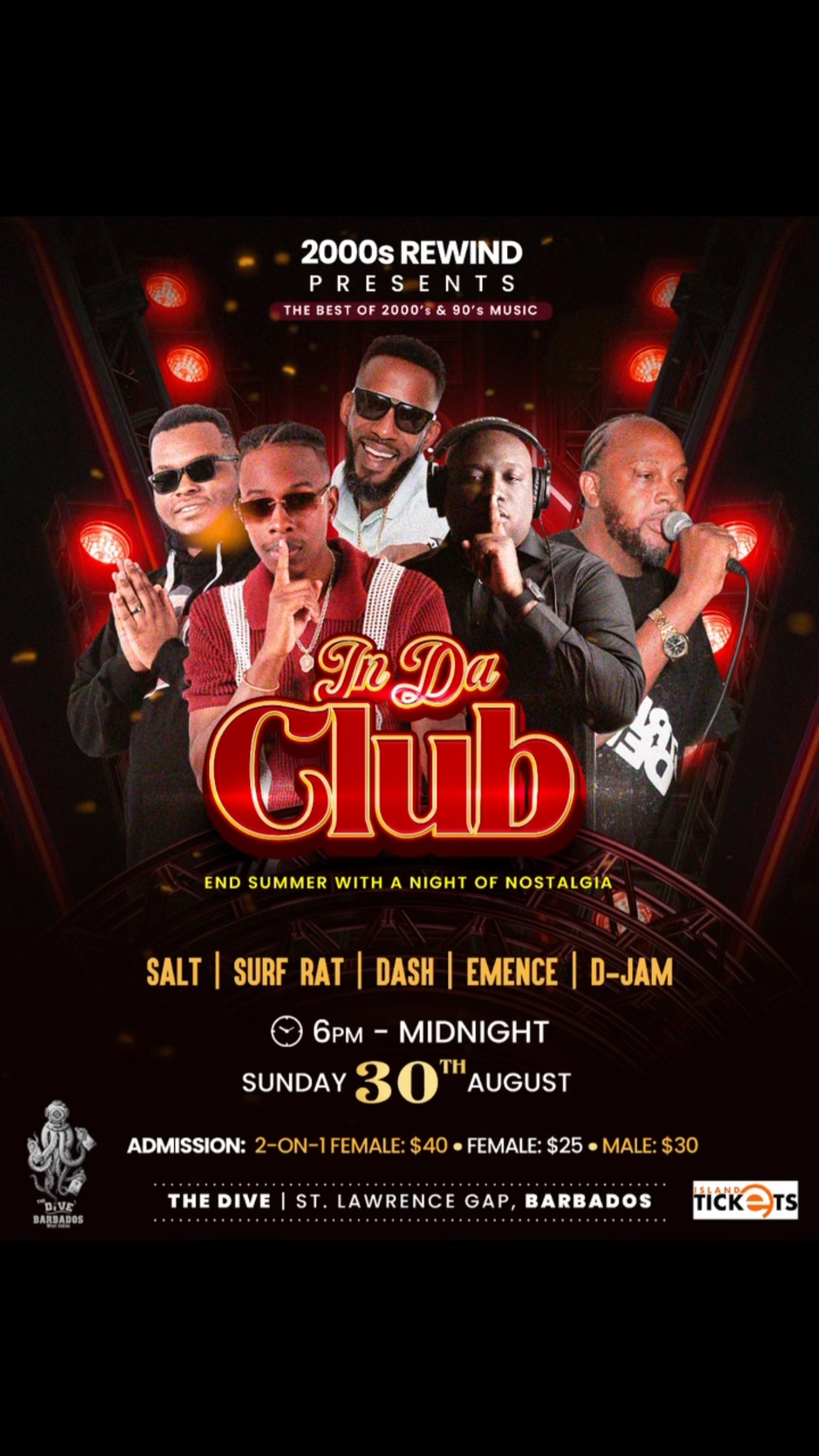 2000s Rewind presents IN DA CLUB – Night of Nostalgia at The Dive
