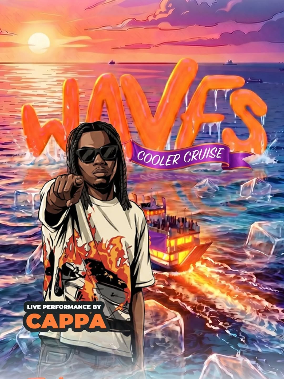 Waves Cooler Cruise – 10th Anniversary with Live Performance by Cappa (July 25)