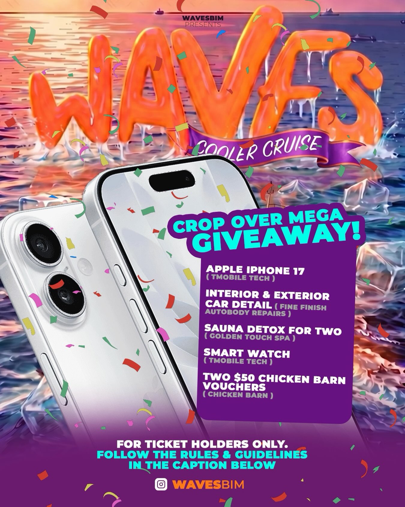 Waves Cooler Cruise – Crop Over Mega Giveaway (10th Anniversary)